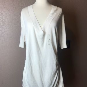 Short sleeve sweater